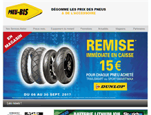 Tablet Screenshot of pneu-bis.fr